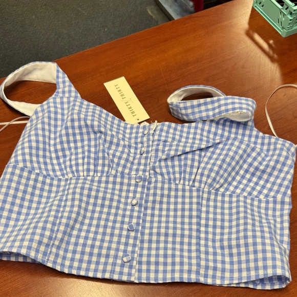 Thirty Thirty Tops - Thirty thirty gingham tank xl // 081603